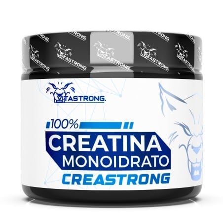 Creatina monoidrato Creastrong 100% pura in polvere per il potenziamento muscolare